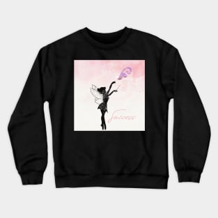 Pink Lovely Fairy, Success Crewneck Sweatshirt